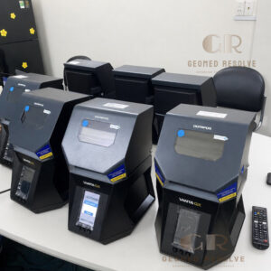 Evident Vanta GX XRF Analyzer for Precious Metals testing gold jewelry, silver, platinum, palladium, bullion, and precious metal alloys with XRF technology