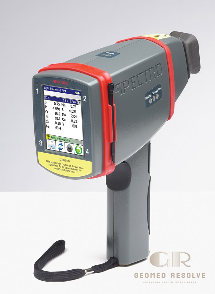 SPECTRO xSORT Alloy XRF Analyzer Portable Handheld Metal Analysis System SPECTRO xSORT Alloy XRF Analyzer handheld XRF metal alloy identification instrument