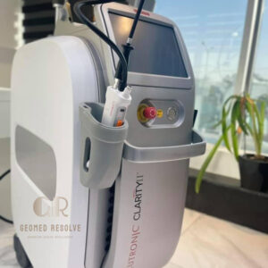 Lutronic Clarity II dual-wavelength laser system for hair removal, vascular lesion treatment, pigmentation correction, and skin rejuvenation