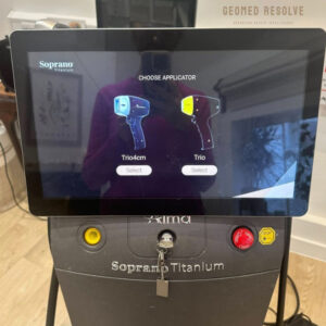 Alma Soprano Titanium Laser 2021 triple-wavelength hair removal system for permanent hair reduction and professional aesthetic treatments