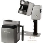 STONEX XH120 SLAM 3D Scanner capturing high-density point clouds for mobile mapping, indoor surveying, BIM projects, and construction documentation