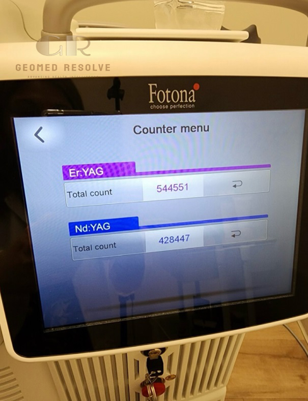 Fotona Dynamis SP 2021 Advanced Er:YAG Nd:YAG Skin Rejuvenation Laser System Fotona Dynamis SP 2021 aesthetic laser system for skin rejuvenation and dermatology treatments