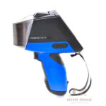 Elvatech Prospector 3 handheld XRF analyzer performing rapid elemental analysis for mining, geological exploration, soil testing, and metal identification