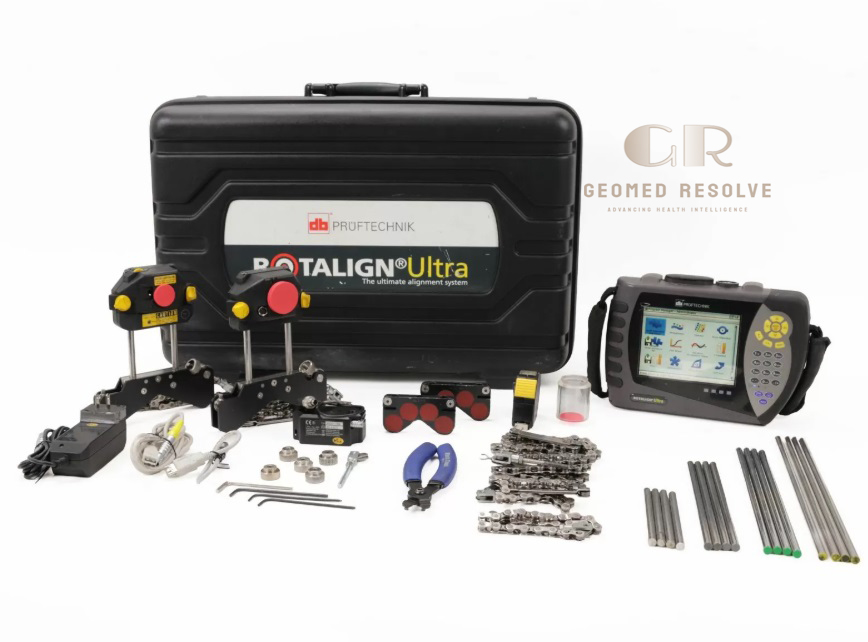 Prüftechnik ROTALIGN Ultra Laser Shaft Alignment System Precision Industrial Alignment Equipment Prüftechnik ROTALIGN Ultra Laser Shaft Alignment System portable equipment for rotating machinery shaft alignment