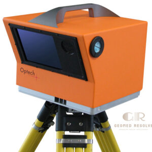 Optech ILRIS Terrestrial Laser Scanner long range LiDAR equipment for 3D surveying and point cloud data capture