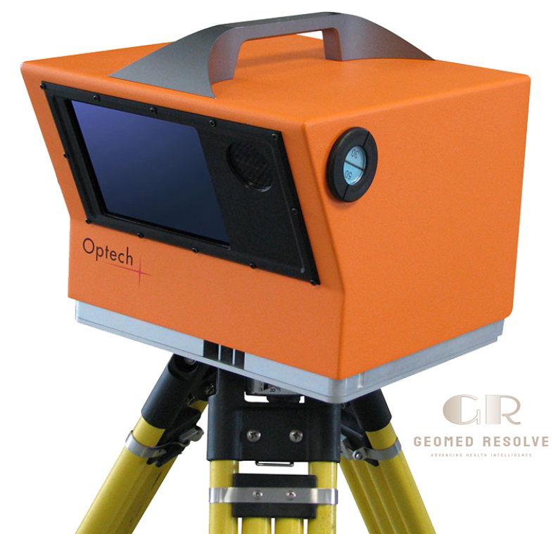 Optech ILRIS Terrestrial Laser Scanner Professional Long Range 3D LiDAR Scanning System Optech ILRIS Terrestrial Laser Scanner long range LiDAR equipment for 3D surveying and point cloud data capture