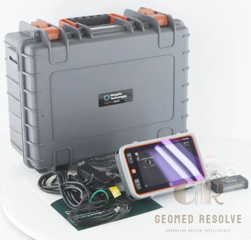 Waygate USM 100 Portable Ultrasonic Flaw Detector | Advanced UT Inspection Equipment Waygate USM 100 portable ultrasonic flaw detector used for weld inspection, crack detection, corrosion testing, and industrial non-destructive testing applications