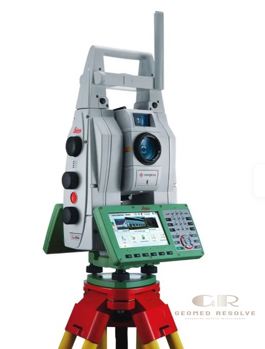 Leica Nova MS60 MultiStation Robotic Total Station with Integrated 3D Laser Scanning Technology