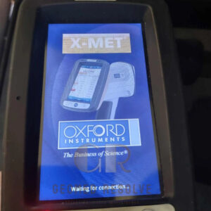 OXFORD X-MET 7000 Handheld XRF Analyzer performing elemental analysis, alloy identification, PMI inspection, mining exploration, and material verification