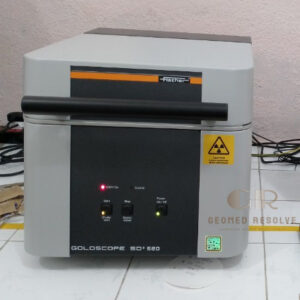 Fischer GoldScope SD 520 XRF analyzer for gold purity testing, jewelry verification, precious metal analysis, alloy composition testing, and coating thickness measurement