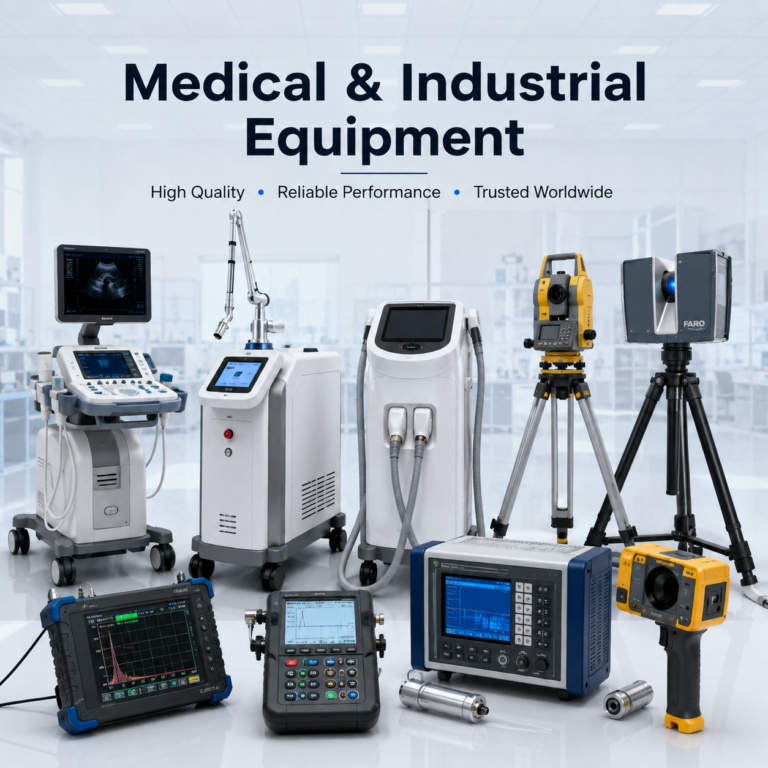 Heavy-duty industrial equipment used in manufacturing and engineering production facilities