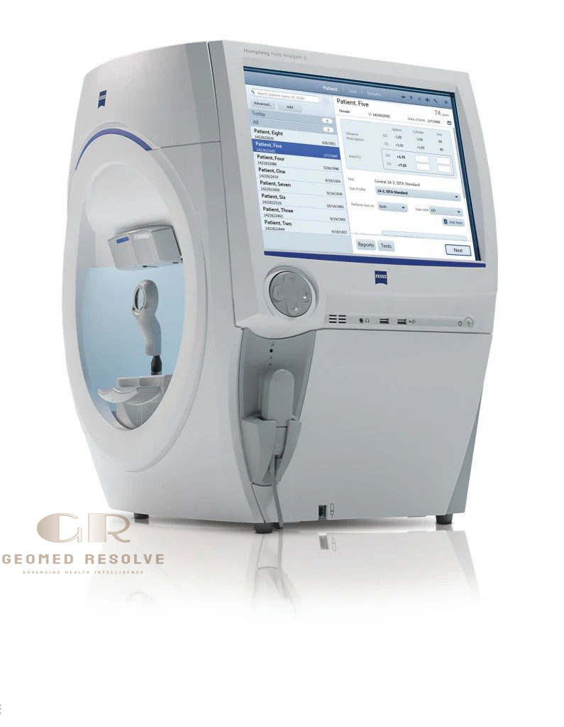 ZEISS Humphrey HFA 3 Model 860 Advanced Automated Visual Field Analyzer ZEISS Humphrey HFA 3 Model 860 automated visual field analyzer for glaucoma diagnosis and ophthalmic testing