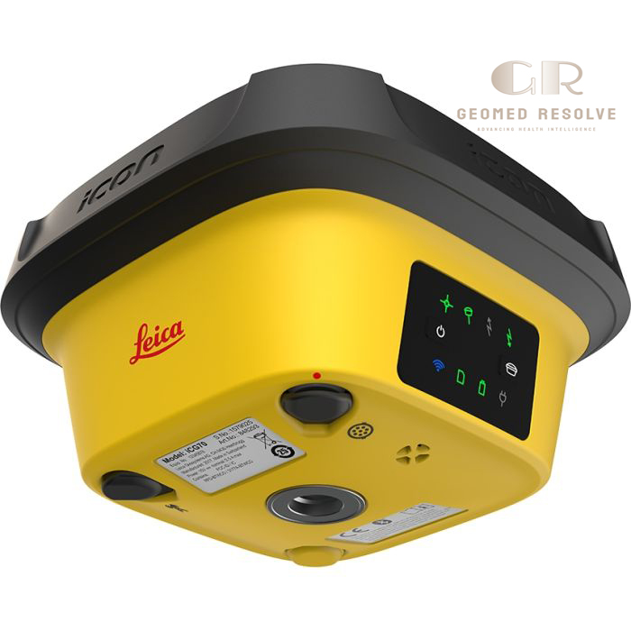 Leica iCG70T iCON GPS 70 Series Professional GNSS RTK Rover Leica iCG70T iCON GPS 70 Series GNSS RTK smart antenna for construction surveying and site positioning