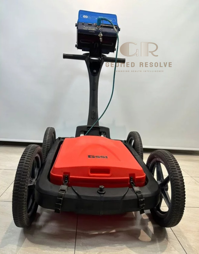 GSSI SIR 3000 with 270 MHz Ground Penetrating Radar System GSSI SIR 3000 ground penetrating radar with 270 MHz antenna for underground utility detection and utility mapping