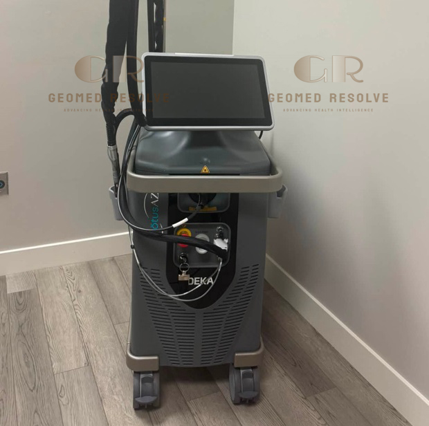 DEKA Motus AZ 2022 Professional Alexandrite Laser System DEKA Motus AZ 2022 Alexandrite laser system with Moveo technology for professional aesthetic treatments