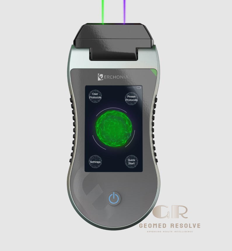 Erchonia GVL Cold Laser Therapy Green Violet Professional LLLT System Erchonia GVL Cold Laser Therapy Green Violet portable low level laser therapy system for photobiomodulation and rehabilitation