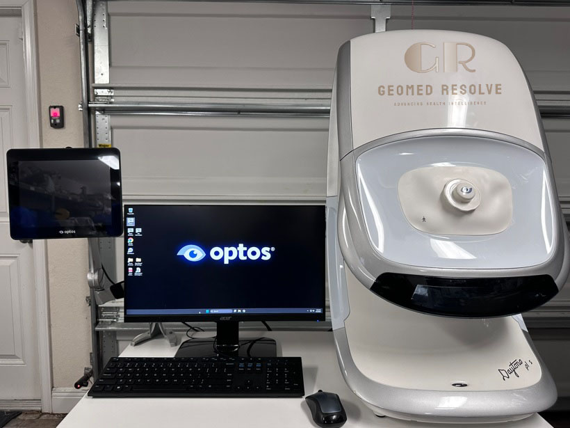 OPTOS Daytona Fundus Camera OPTOS Daytona ultra-widefield fundus camera for retinal imaging and ophthalmic eye examination