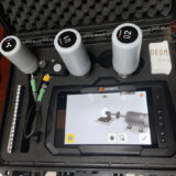 Acoem AT-400 laser shaft alignment system with M9 and S9 dual-axis sensors for precision rotating machinery alignment