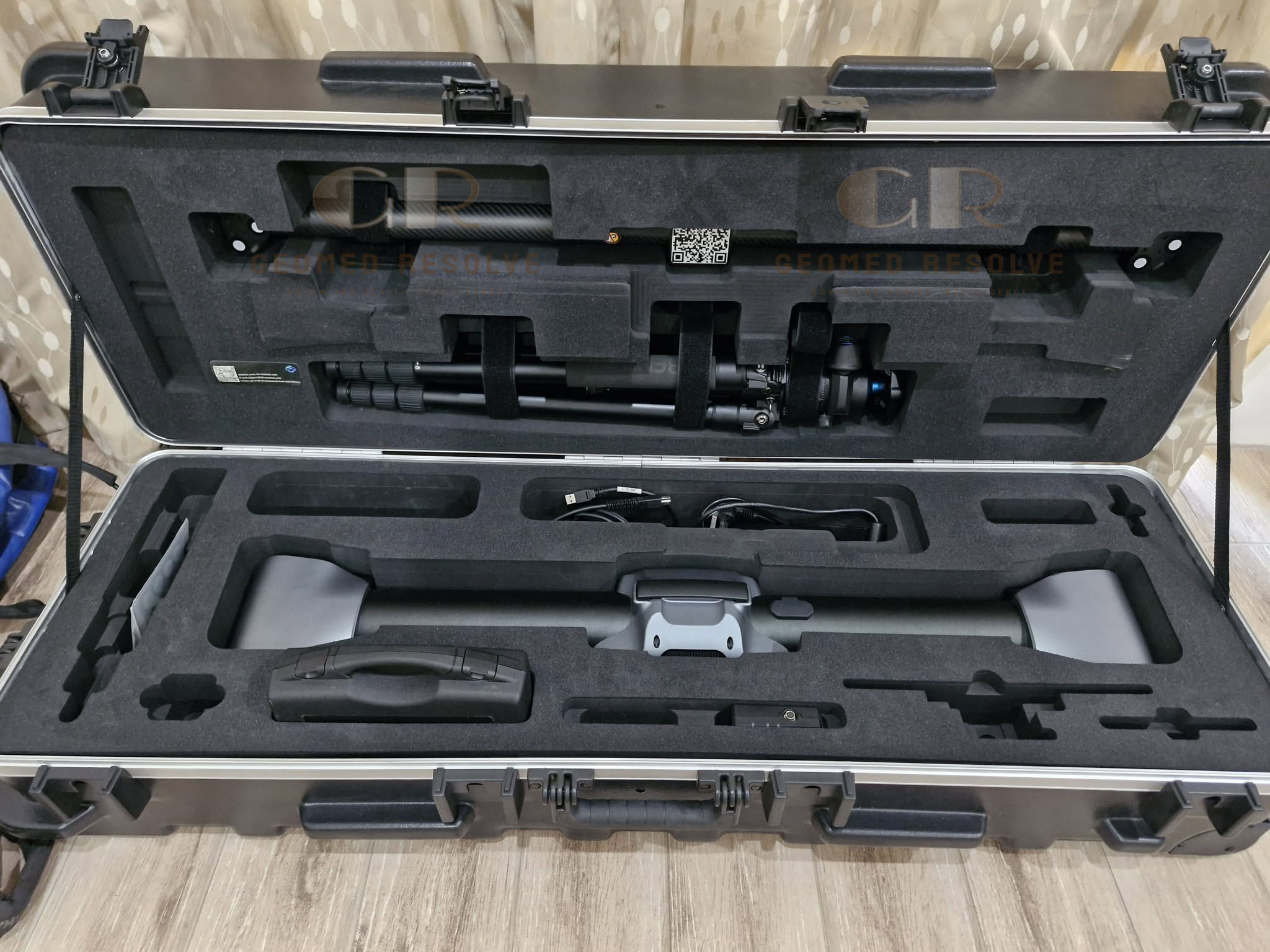 Scantech TrackScan-Sharp 49 Optical 3D Measurement System Scantech TrackScan-Sharp 49 optical 3D measurement system with handheld laser scanner for industrial metrology and inspection