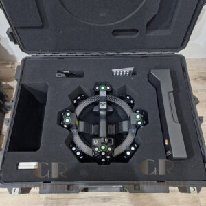 Scantech TrackScan-Sharp 49 optical 3D measurement system with handheld laser scanner for industrial metrology and inspection