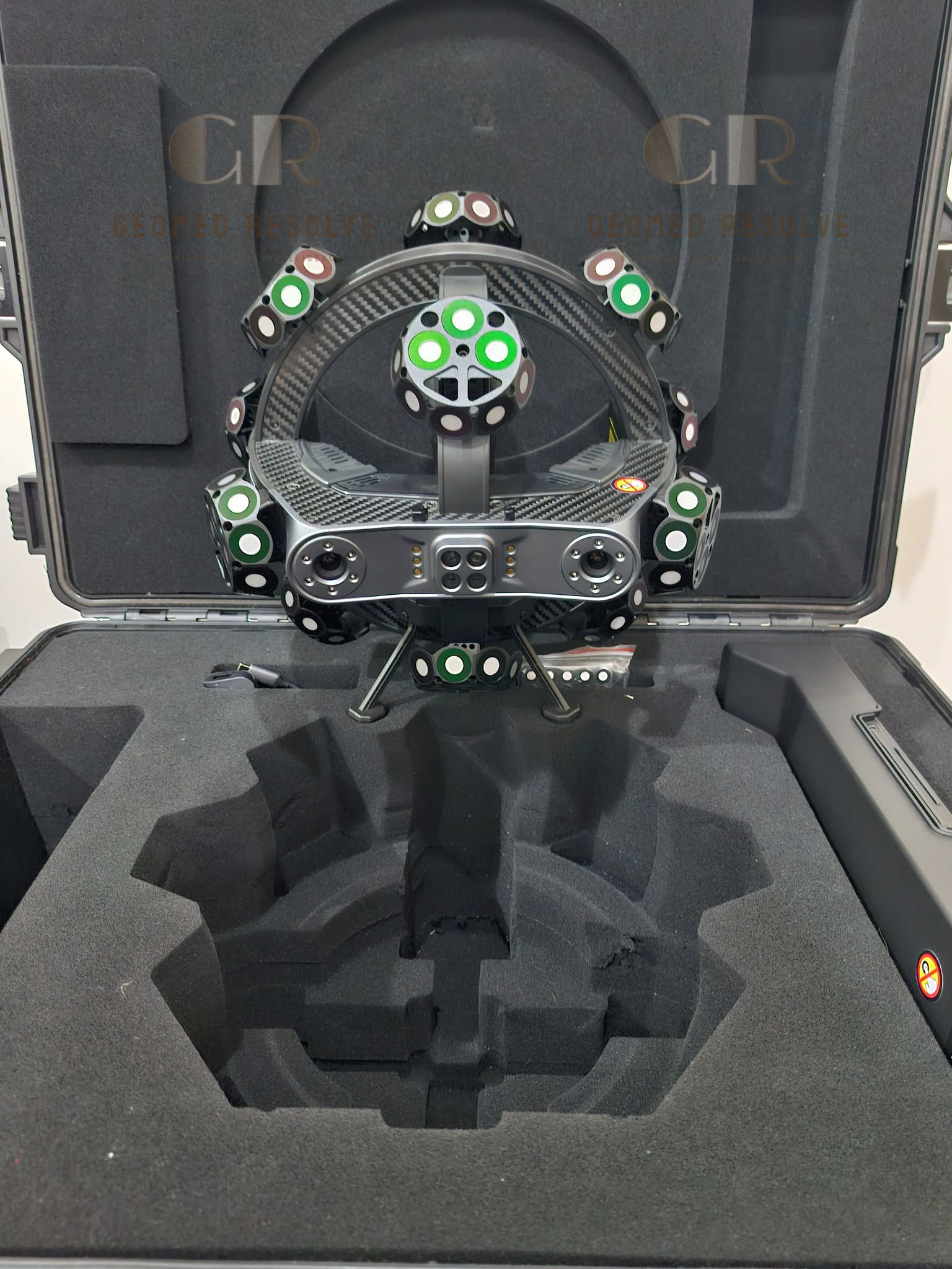Scantech TrackScan-Sharp 49 Optical 3D Measurement System Scantech TrackScan-Sharp 49 optical 3D measurement system with handheld laser scanner for industrial metrology and inspection