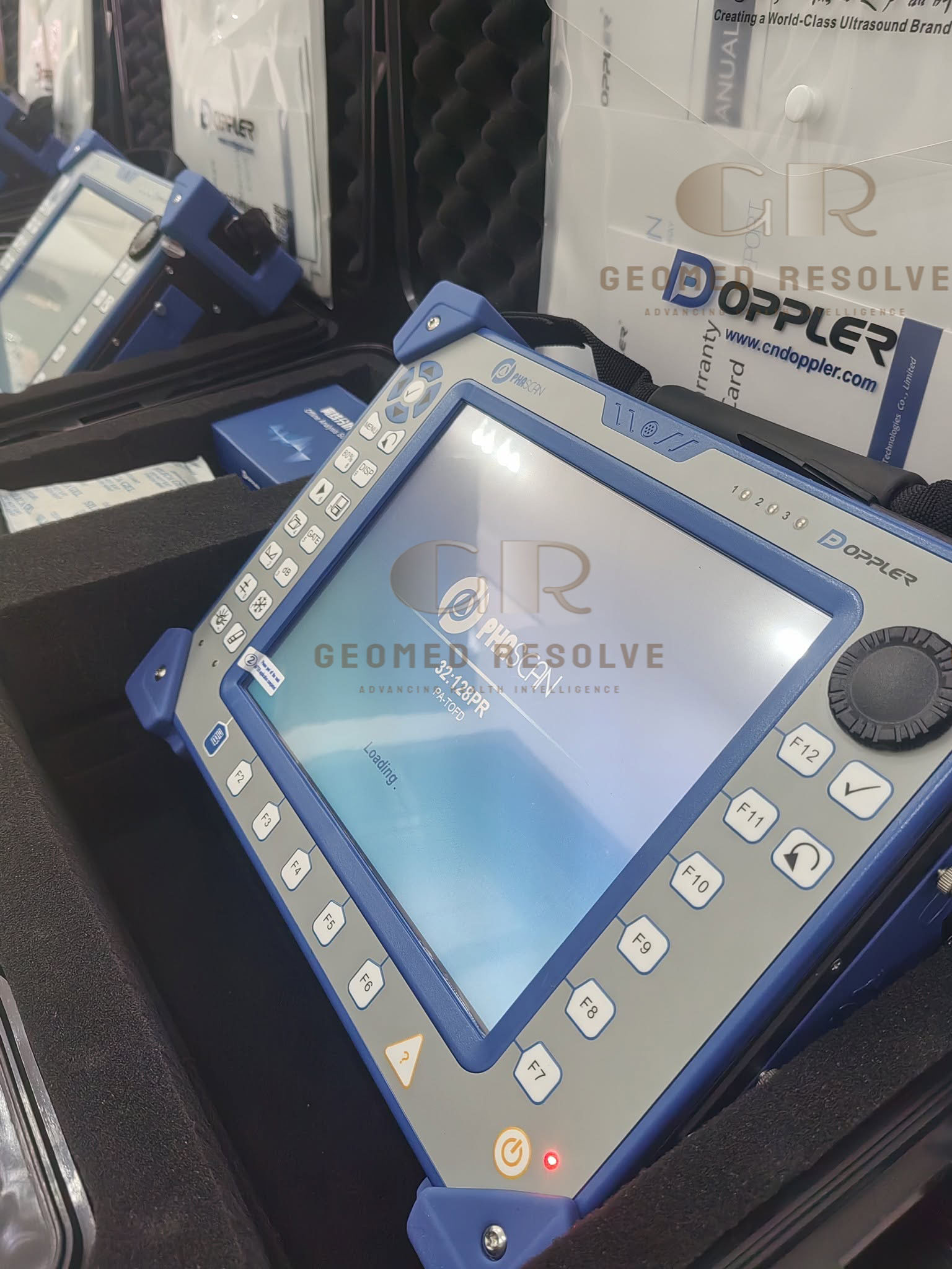 Doppler Phascan 32/128PR Phased Array Ultrasonic Flaw Detector Doppler Phascan 32/128PR phased array ultrasonic flaw detector for PAUT TOFD weld inspection and industrial NDT
