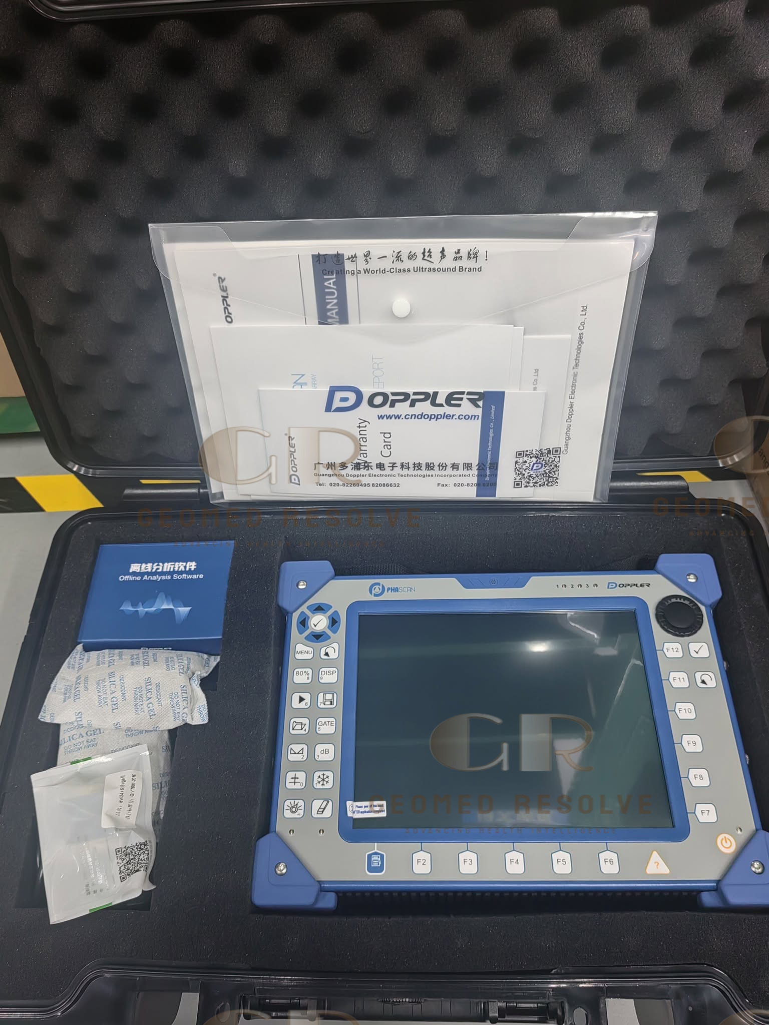 Doppler Phascan 32/128PR Phased Array Ultrasonic Flaw Detector Doppler Phascan 32/128PR phased array ultrasonic flaw detector for PAUT TOFD weld inspection and industrial NDT