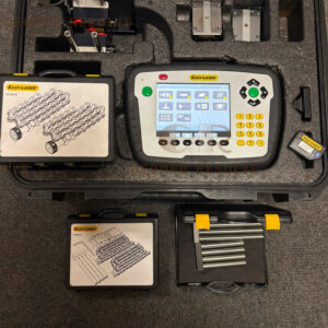 Easy-Laser E710 laser shaft alignment system with wireless measurement units for precision motor and pump alignment