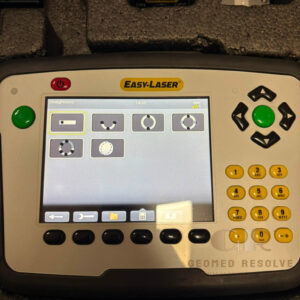 Easy-Laser E710 laser shaft alignment system with wireless measurement units for precision motor and pump alignment