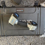 Used SHINING 3D EinScan HX handheld 3D scanner with blue laser and LED technology for industrial measurement and reverse engineering