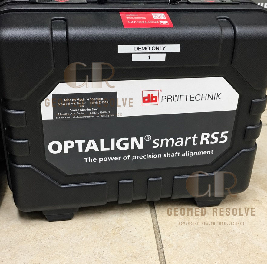 PRUFTECHNIK OPTALIGN smart RS5 Laser Shaft Alignment System PRUFTECHNIK OPTALIGN smart RS5 laser shaft alignment system with RS5 sensor for precision motor and pump alignment