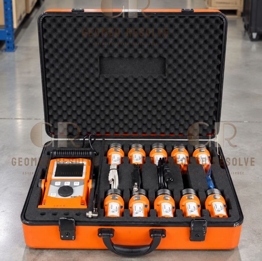 SEWERIN SePem 01 Master SEWERIN SePem 01 Master water leak detection system with 10 noise data loggers
