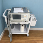 SoftWave Gold 500 Li Machine 2025 electrohydraulic shockwave therapy system with applicator and clinical cart